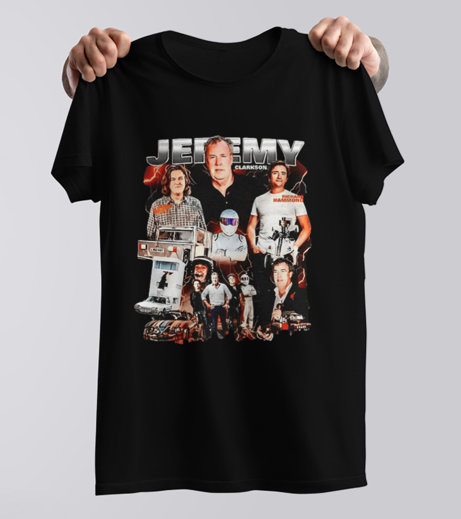 Jeremy Clarkson Richard Hammond Stig Top Gear Inspired Former Presenters T-Shirt