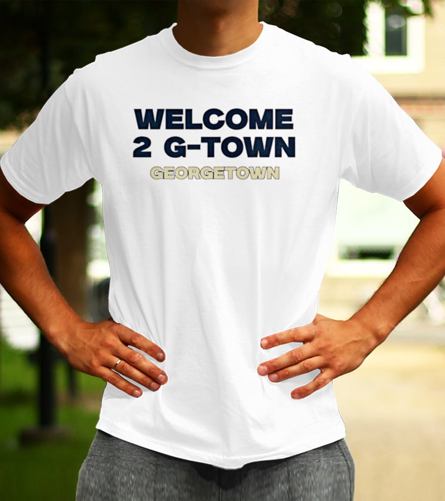 Welcome To 2 G Town Georgetown T-Shirt