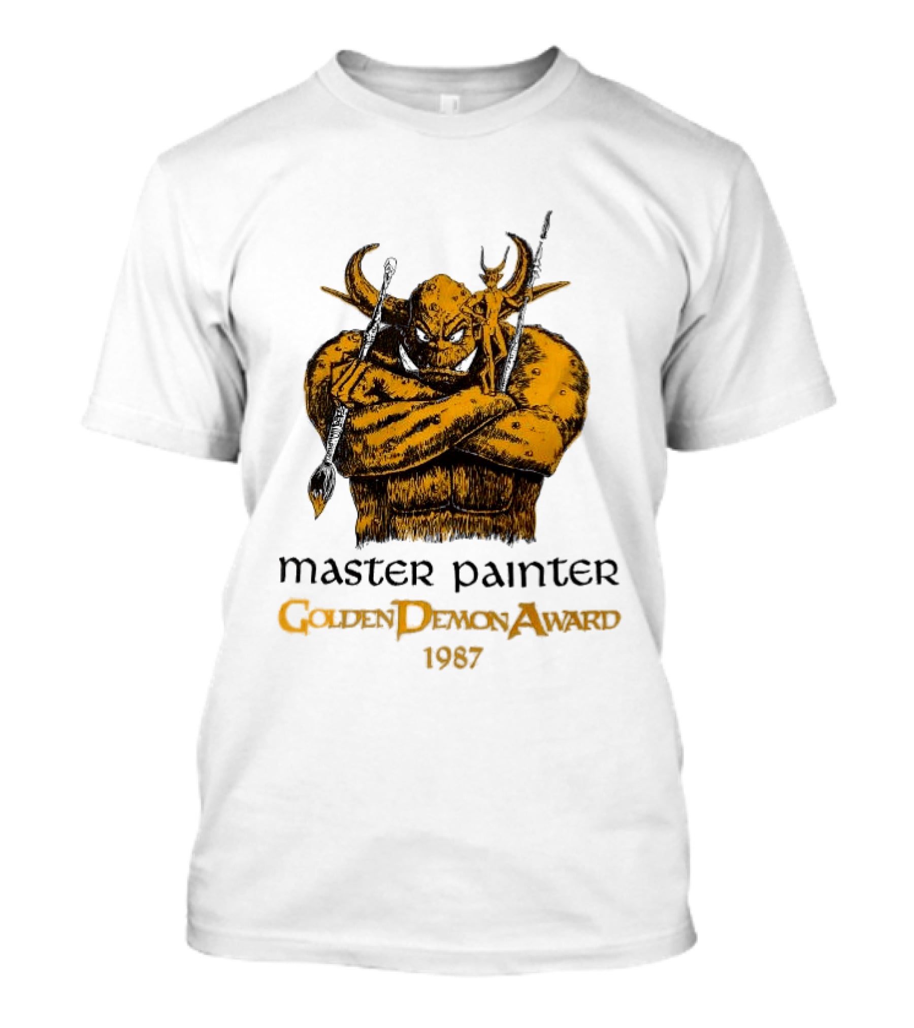 Master Painter Golden Demon Award 1987 Vintage Monster T-Shirt