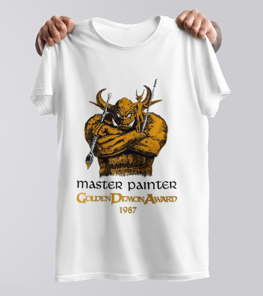 Master Painter Golden Demon Award 1987 Vintage Monster T-Shirt