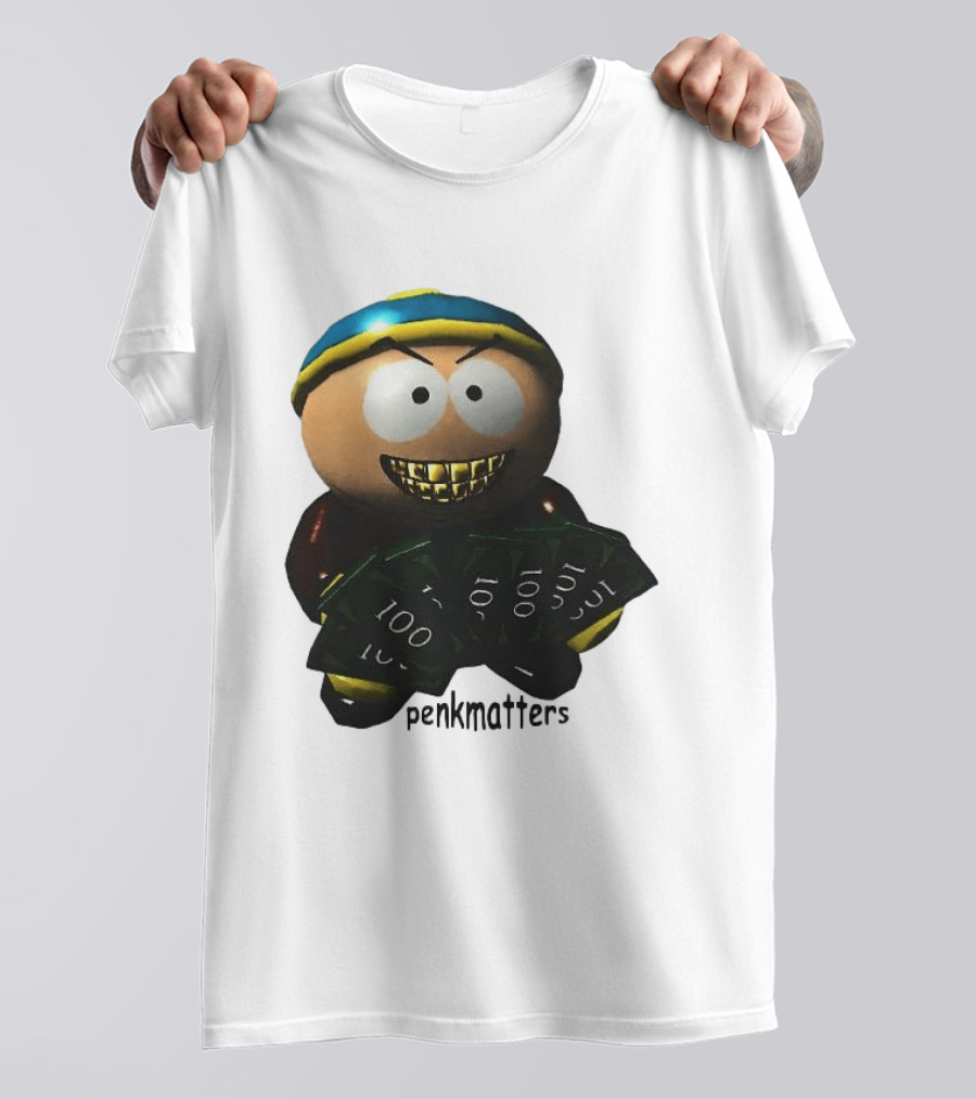 Eric Cartman Penkmatters Money Grinning South Park T-Shirt