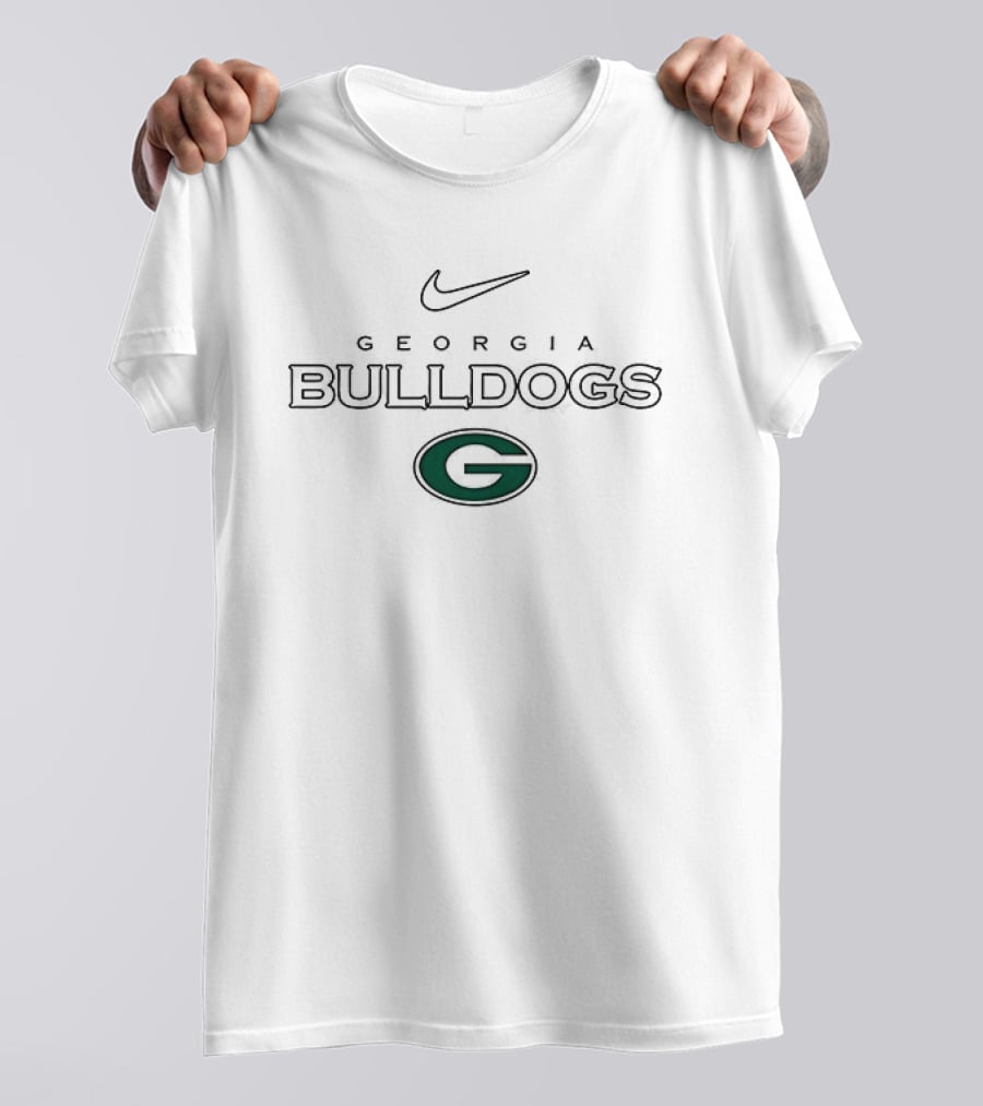 Nike Georgia Bulldogs Lucky St Patricks Day Green G T-Shirt