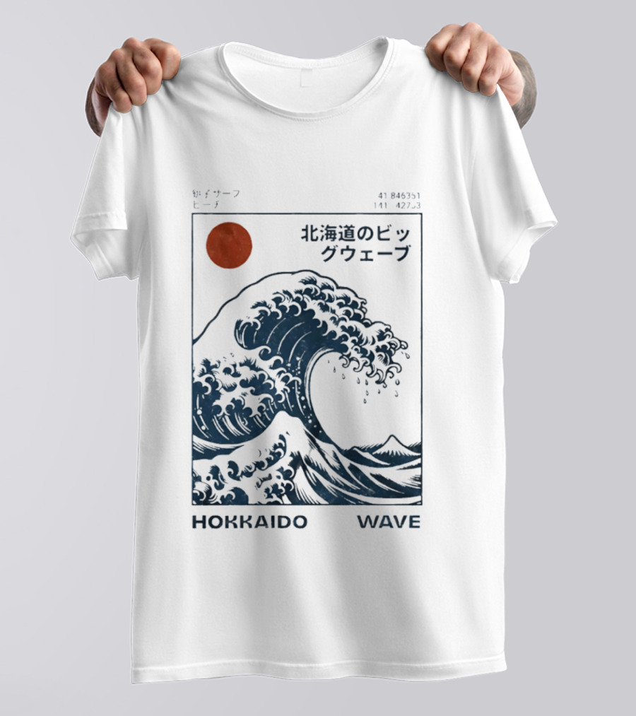 Hokkaido Wave Japan T-Shirt