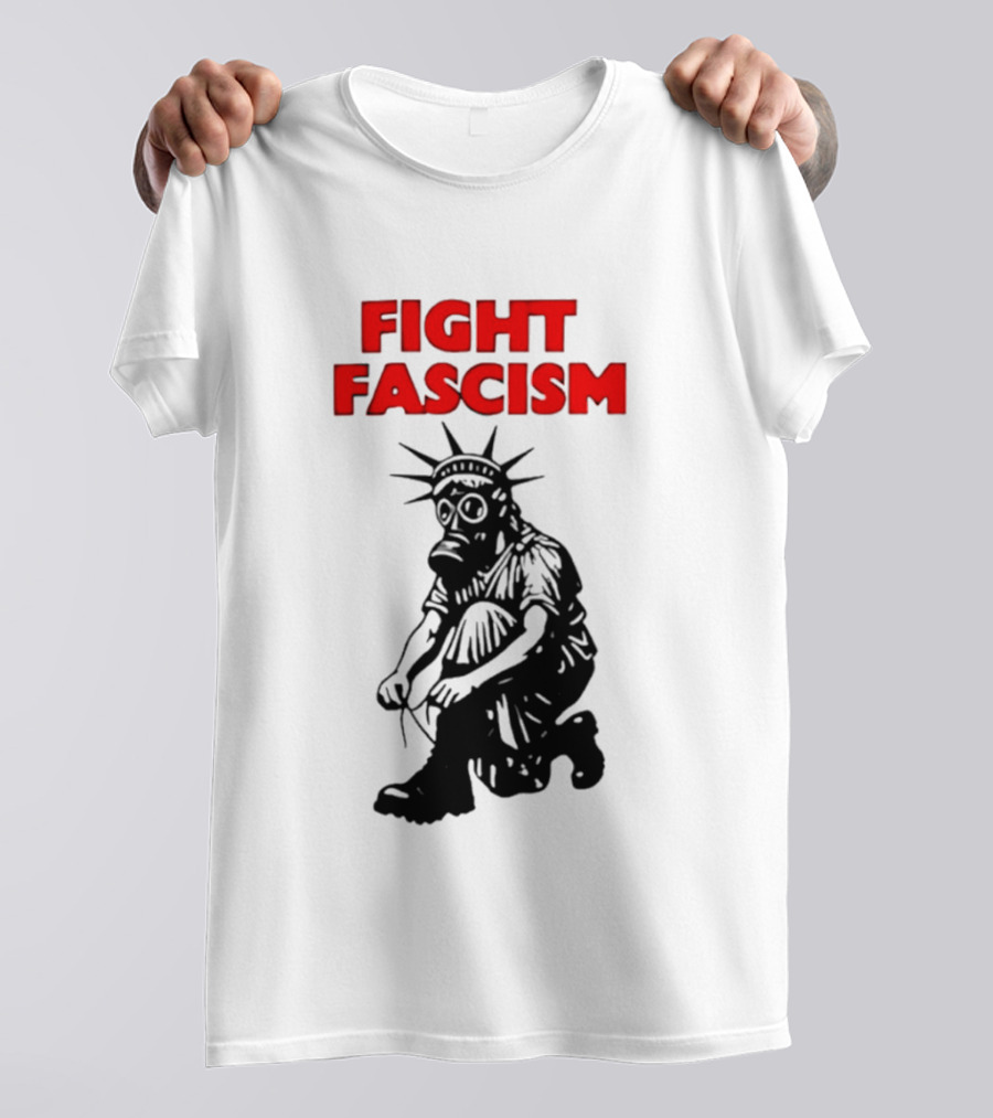 Fight Fascism Liberty Not Fascism Abolish ICE T-Shirt