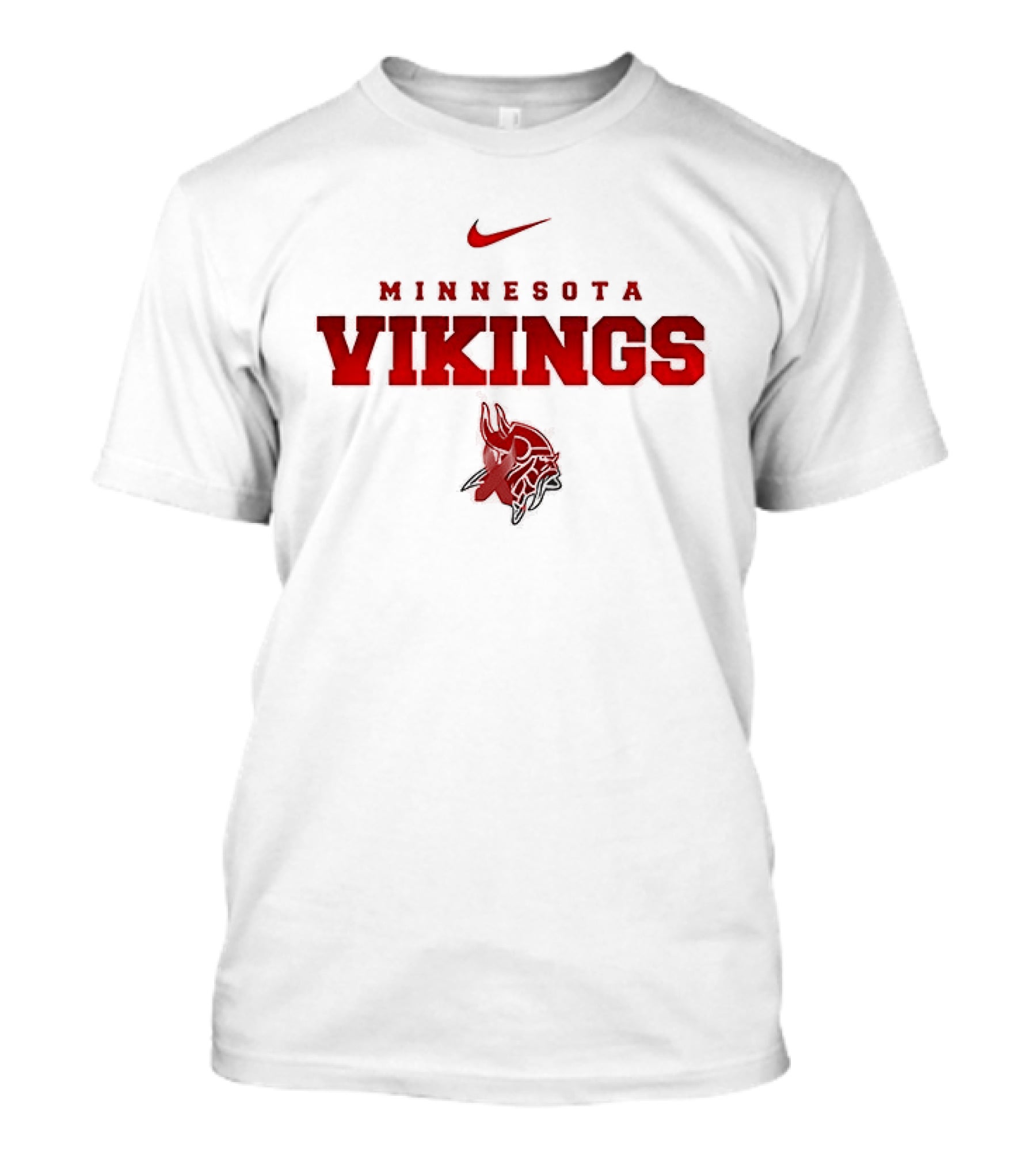 Minnesota Vikings February Red American Heart Month Nike T-Shirt