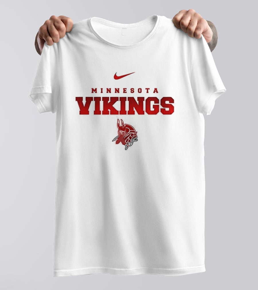 Minnesota Vikings February Red American Heart Month Nike T-Shirt
