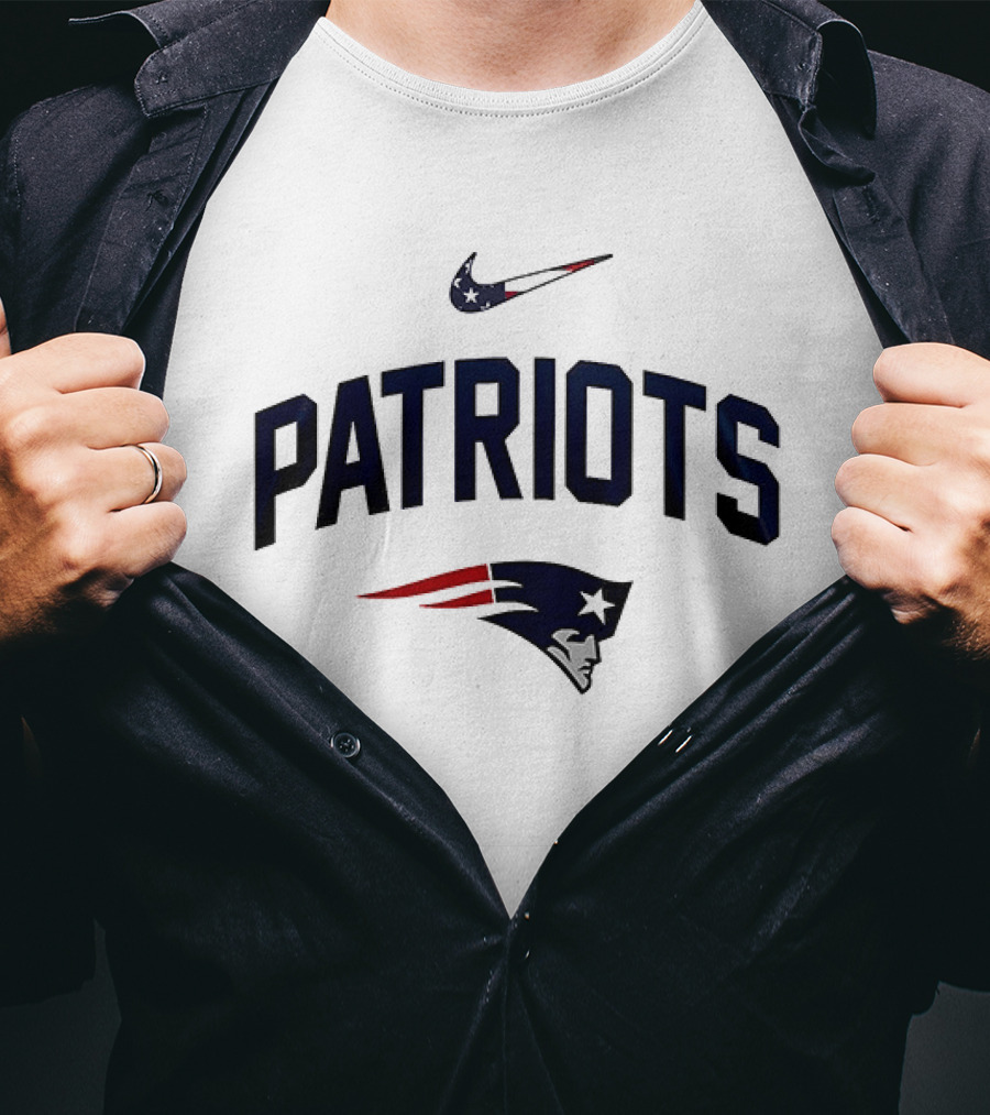 Patriots Nike New England Football Team Fan Gear T-Shirt