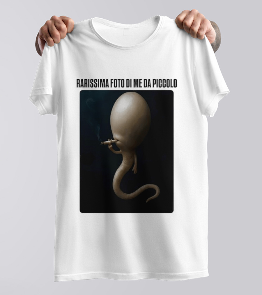 Rarissima Foto Di Me Da Piccolo Alieno Iconico Comico Divertente T-Shirt