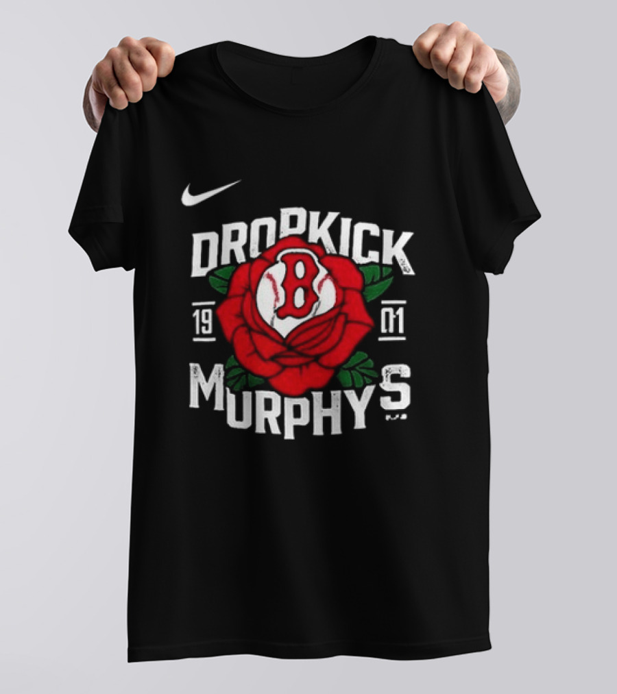 Nike Dropkick Murphys Boston Red Sox 1901 Rose T-Shirt