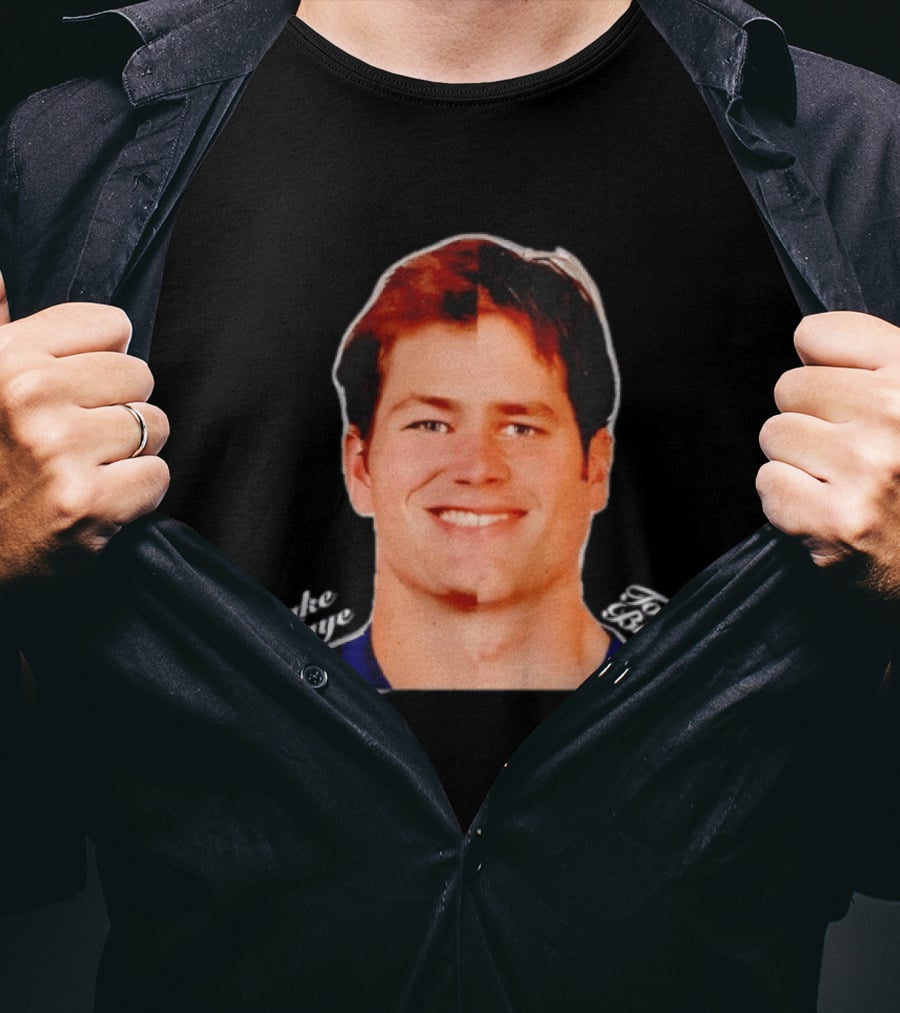 Drake Maye Tom Brady Face Mashup T-Shirt