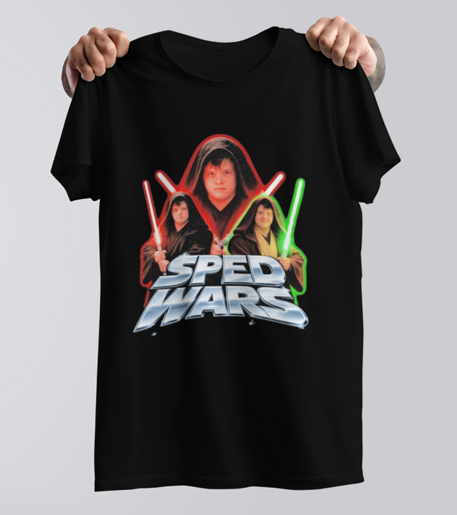 SPED WARS Lightsaber Down Syndrome Jedi T-Shirt