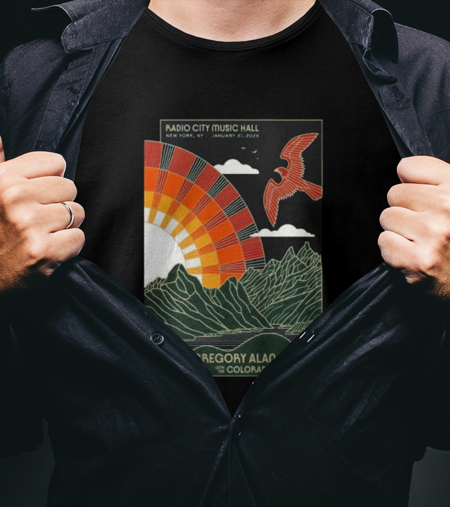 Gregory Alan Isakov With Colorado Symphony Radio City Music Hall January 31 2026 T-Shirt