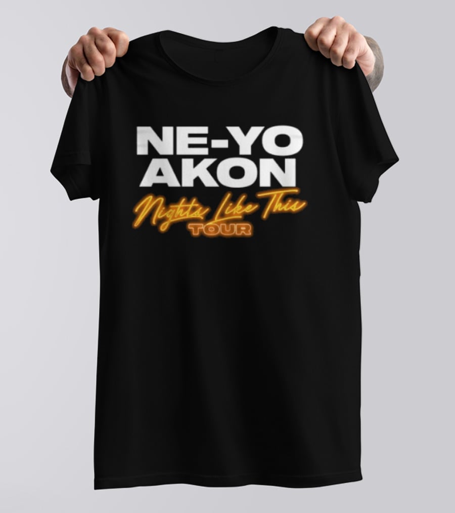 Ne Yo Akon Nights Like This Tour 2026 T-Shirt