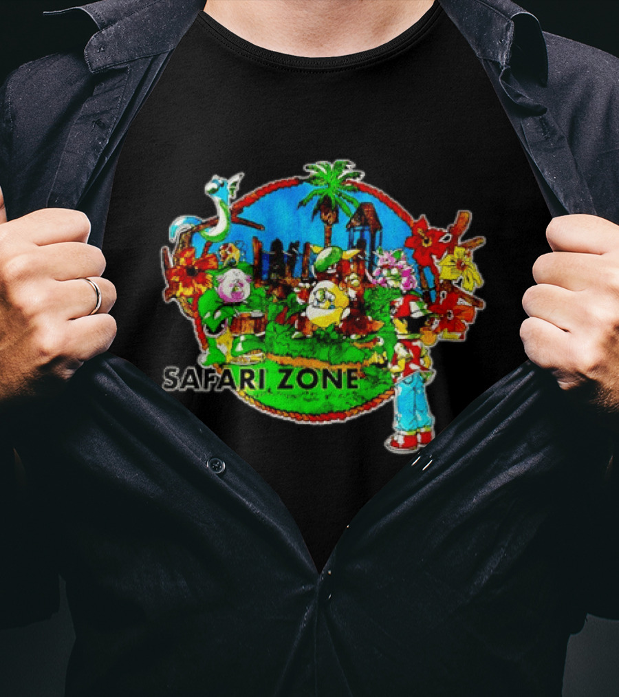 Safari Zone Pokémon Adventure With Ash Ketchum And Friends T-Shirt