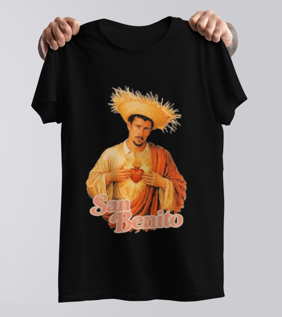 San Benito Bad Bunny Sacred Heart Aura T-Shirt
