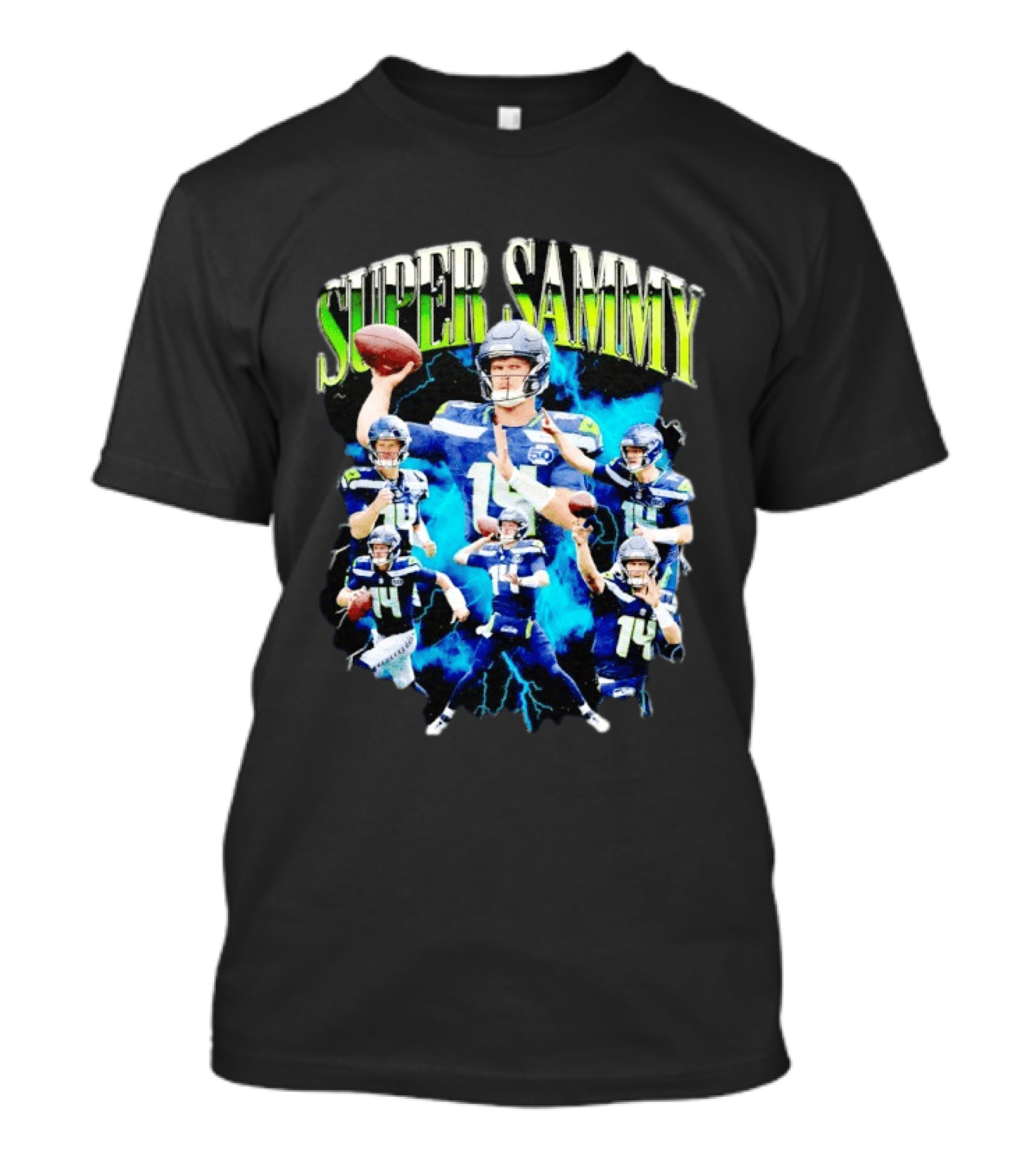 Super Sammy Seattle Seahawks Quarterback Highlights T-Shirt