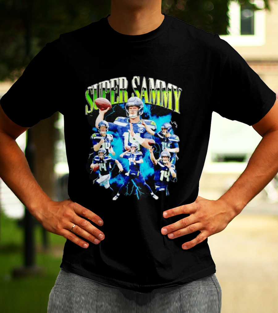 Super Sammy Seattle Seahawks Quarterback Highlights T-Shirt