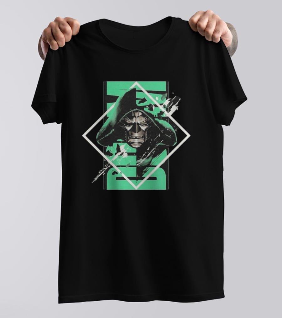 Marvel Avengers Doomsday Doctor Doom Green Black T-Shirt