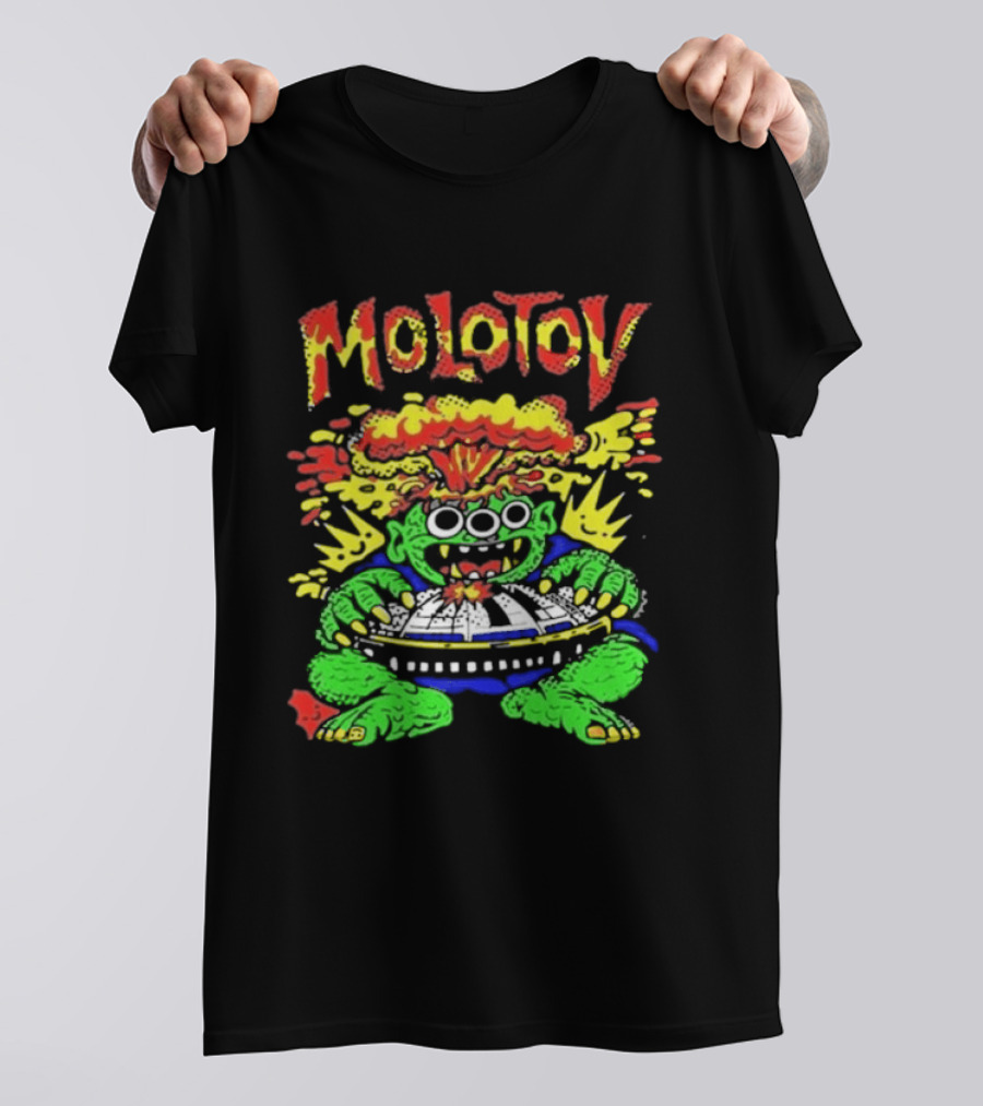 Molotov January 31 2026 Mexico Monster Art Explosion T-Shirt