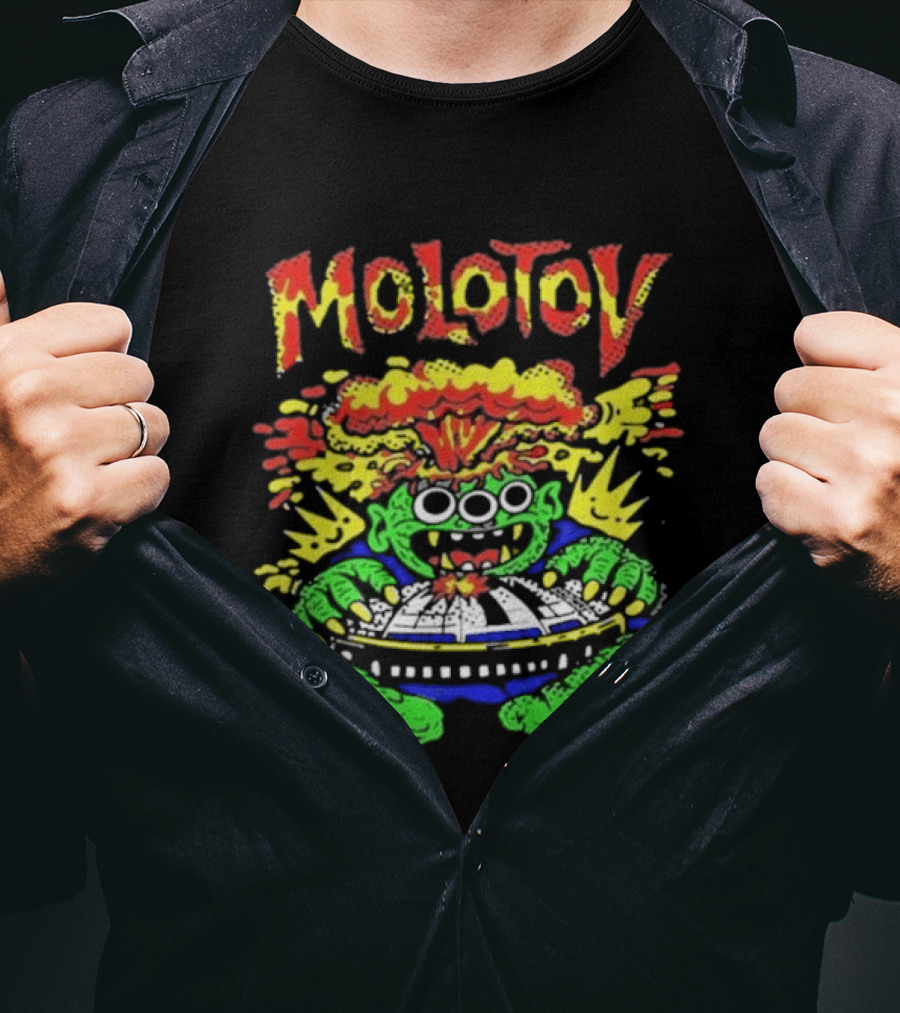 Molotov January 31 2026 Mexico Monster Art Explosion T-Shirt