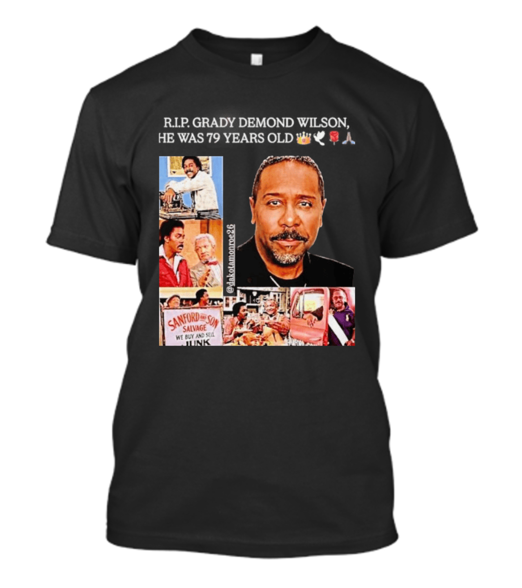 Rip Grady Demond Wilson 1946 2026 Sanford And Son We Buy And Sell Junk T-Shirt