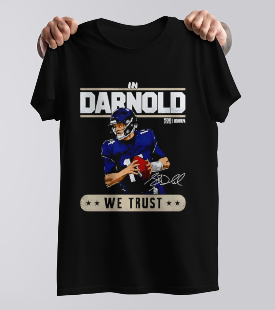 An Darnold Football We Trust T-Shirt