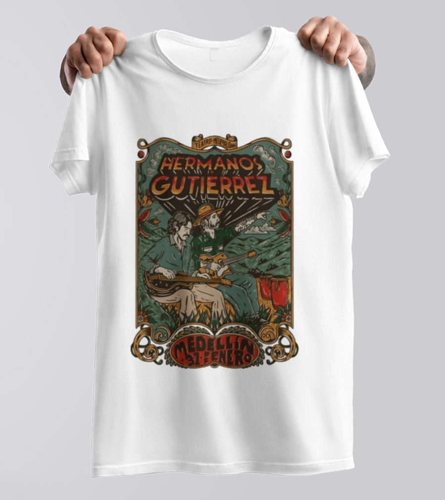 Hermanos Gutierrez Teatro Metropolitano Medellín 31 Enero 2026 T-Shirt