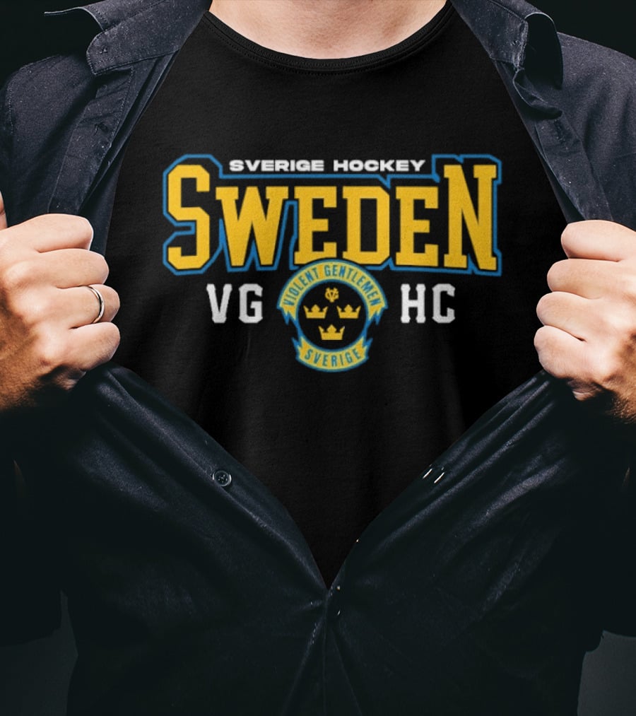 Sverige Hockey Sweden VG HC Violent Gentlemen 2026 T-Shirt