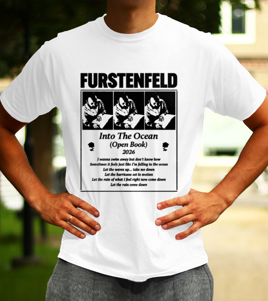 Furstenfeld Into The Ocean Open Book Lyrics 2016 T-Shirt