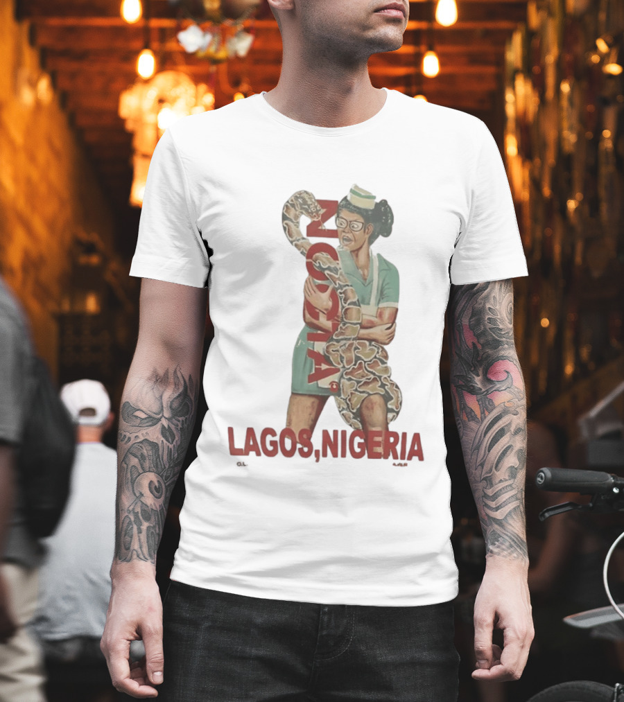 NOCTA Homecoming Lagos Nigeria Nurse Snake T-Shirt