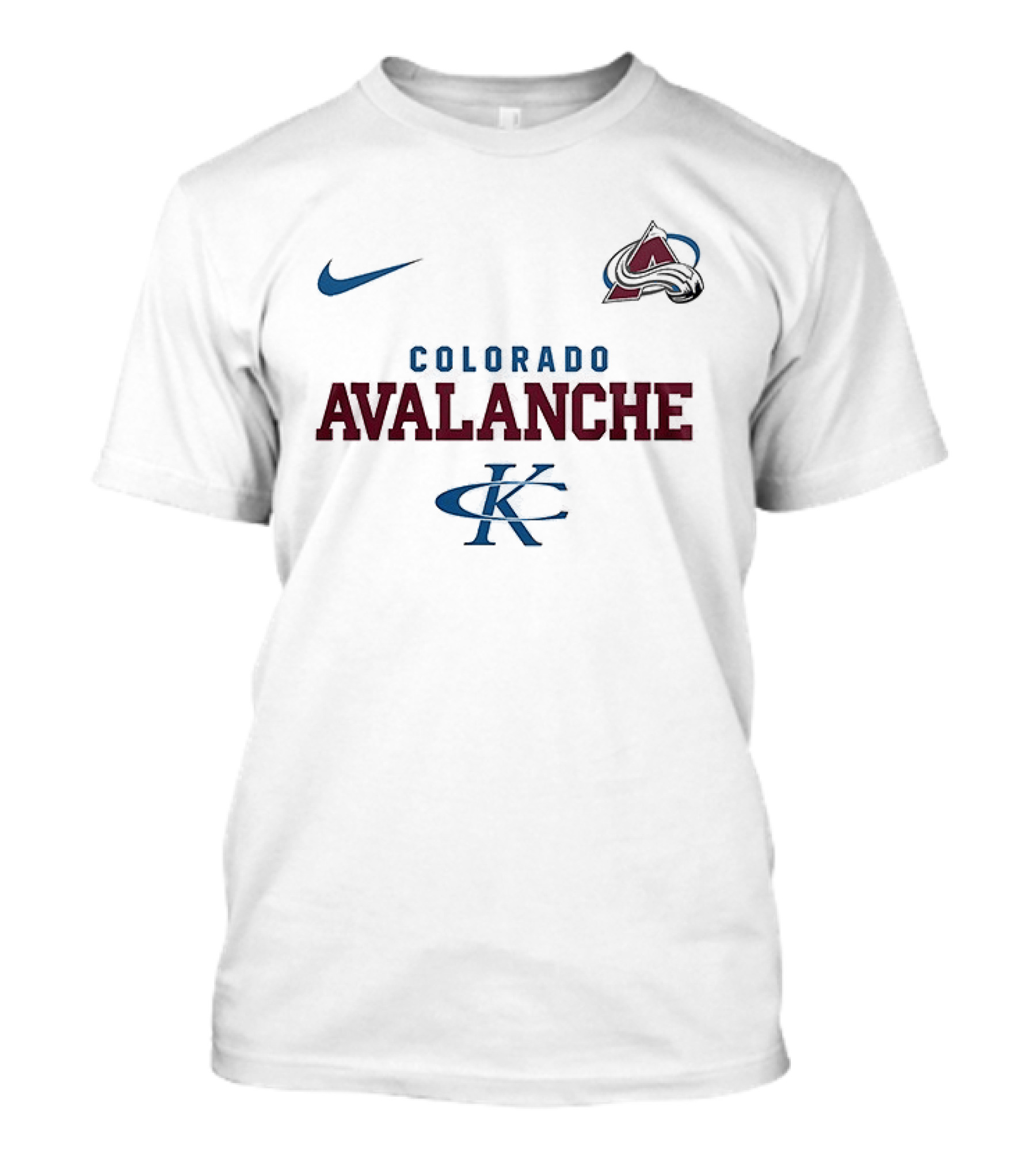 Colorado Avalanche Kenny Chesney No Shoes Nation Tour Nike Collaboration T-Shirt
