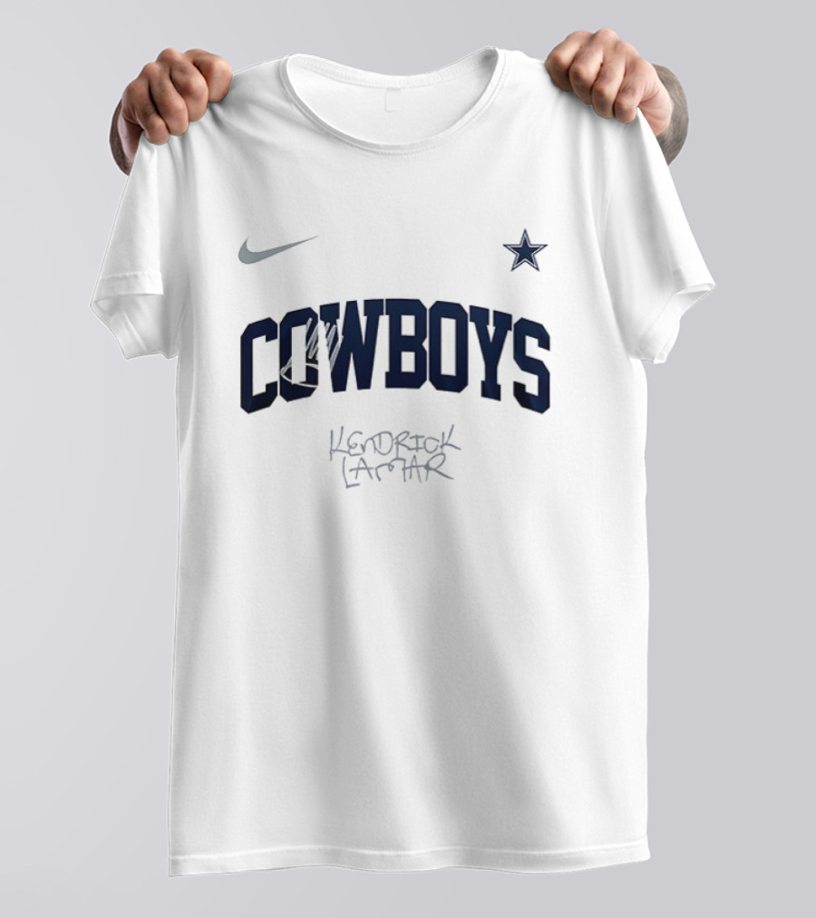 Nike Dallas Cowboys Kendrick Lamar Collaboration Cowboys Star T-Shirt