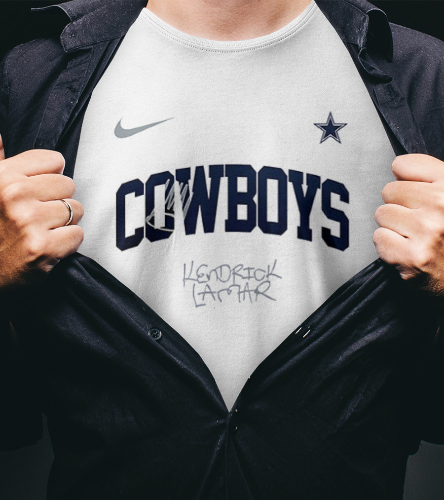 Nike Dallas Cowboys Kendrick Lamar Collaboration Cowboys Star T-Shirt