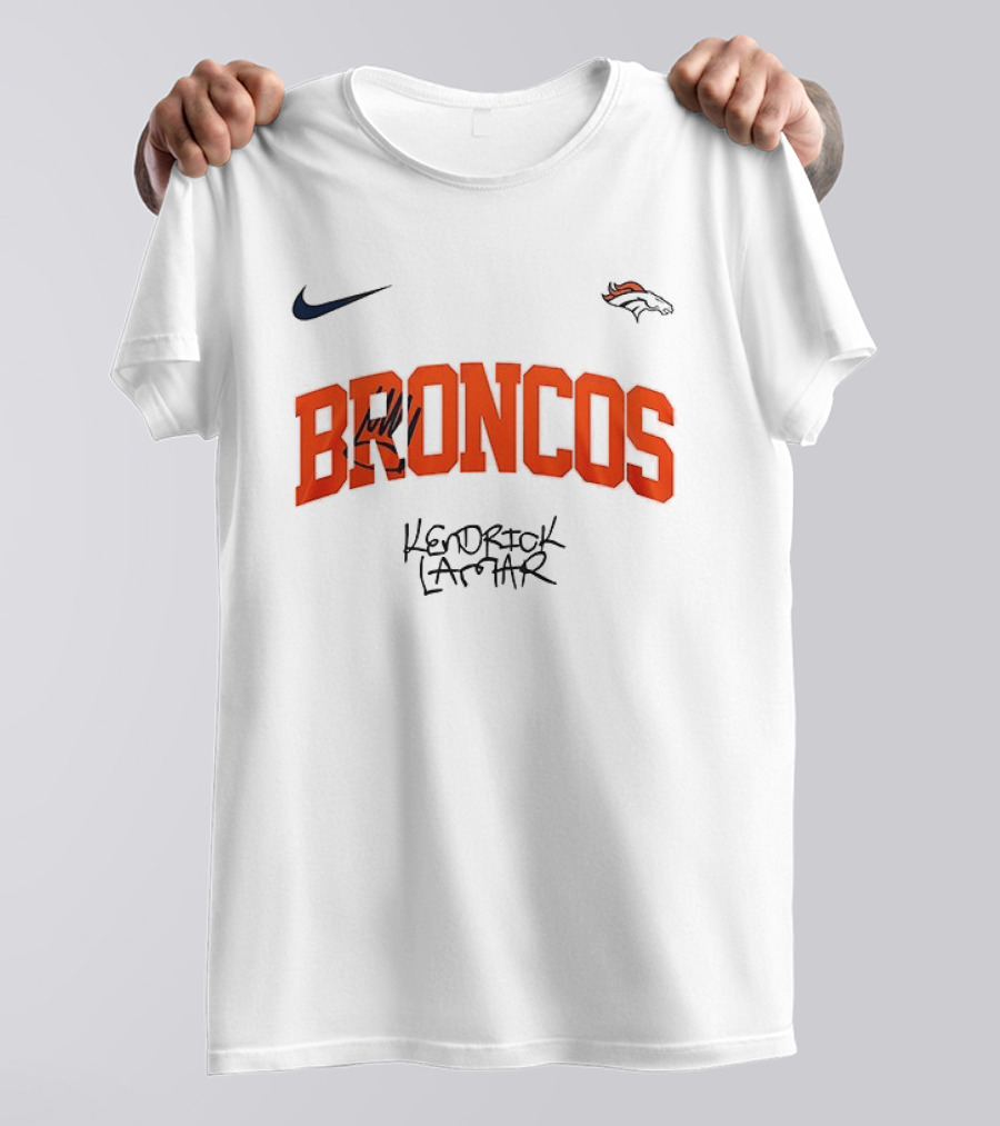 Nike Denver Broncos Kendrick Lamar King Kunta Collaboration T-Shirt