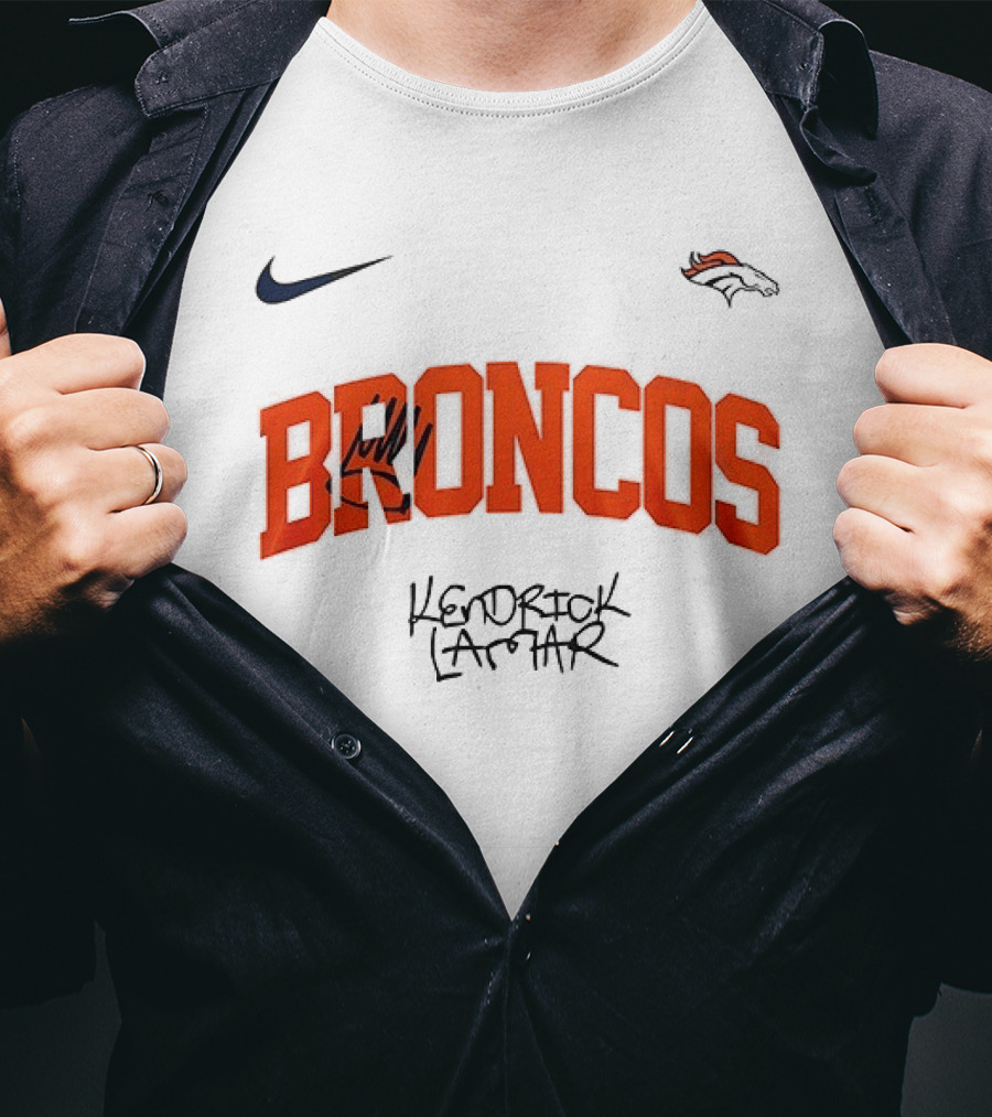 Nike Denver Broncos Kendrick Lamar King Kunta Collaboration T-Shirt