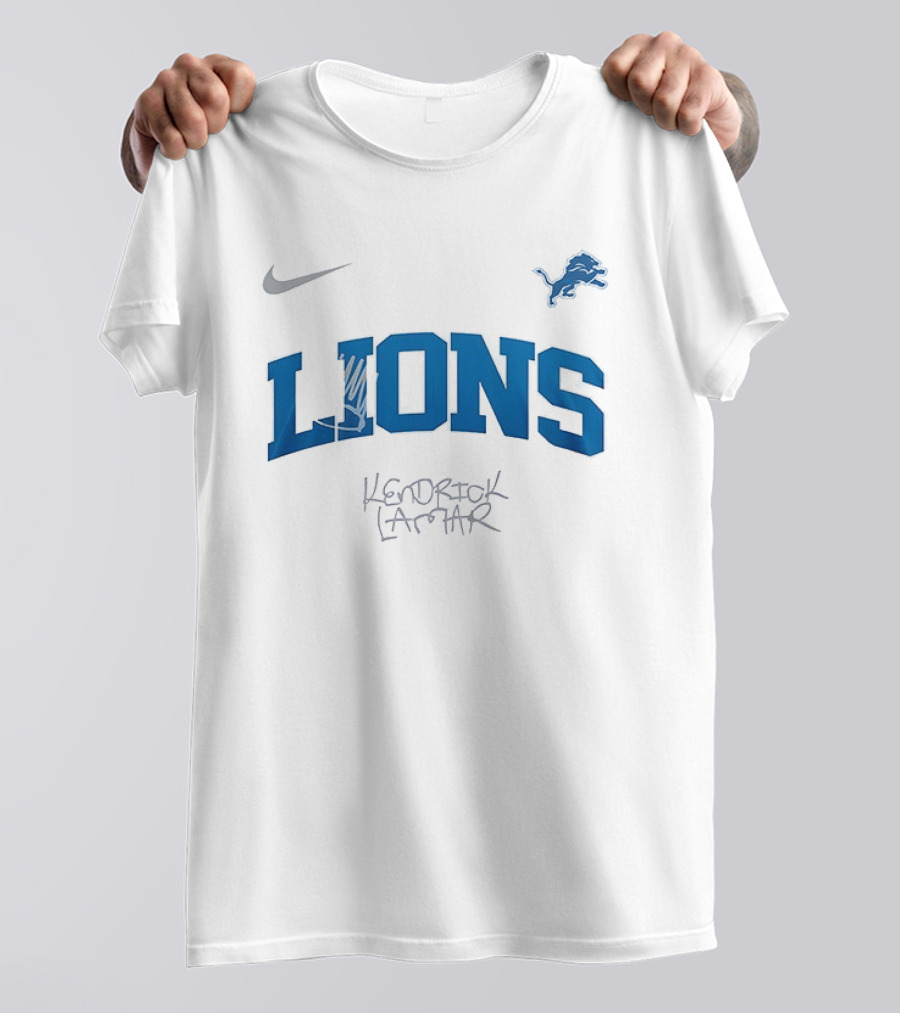 Nike Detroit Lions Kendrick Lamar King Kunta Collaboration T-Shirt