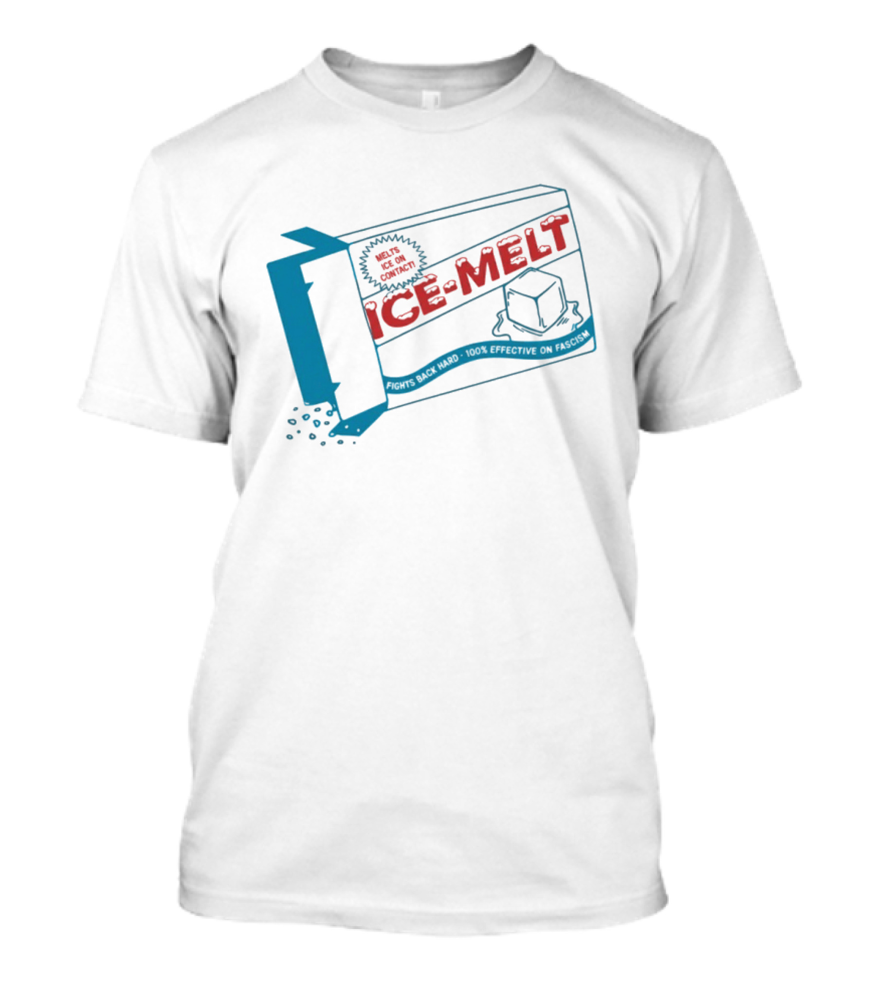 Ice Melt Salt Box Ice Cubes Winter Snow Solution T-Shirt