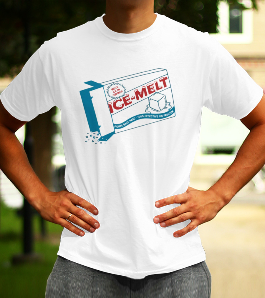 Ice Melt Salt Box Ice Cubes Winter Snow Solution T-Shirt