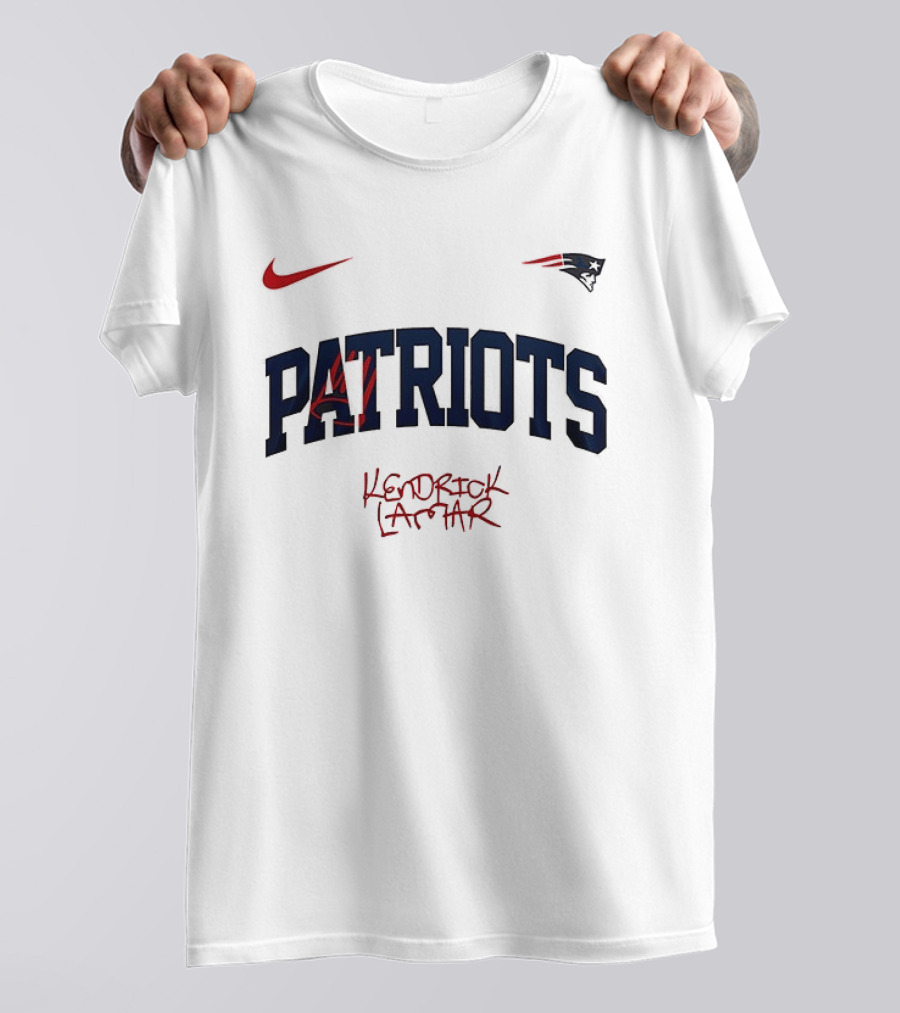 Nike New England Patriots Kendrick Lamar Collaboration T-Shirt