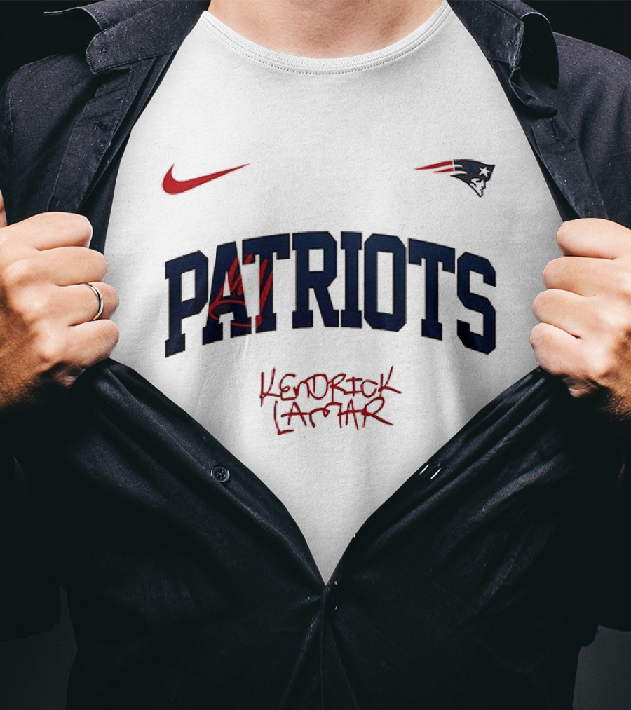 Nike New England Patriots Kendrick Lamar Collaboration T-Shirt