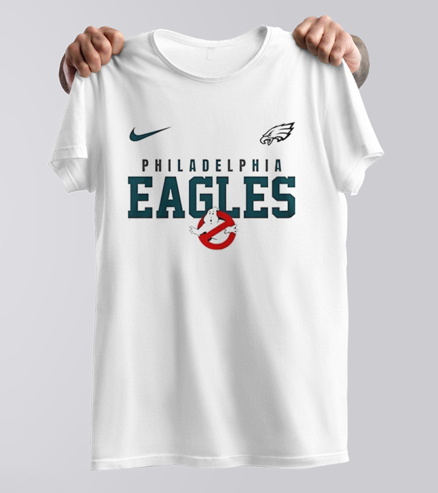 Philadelphia Eagles Ghostbusters Nike Collaboration Who Ya Gonna Call T-Shirt
