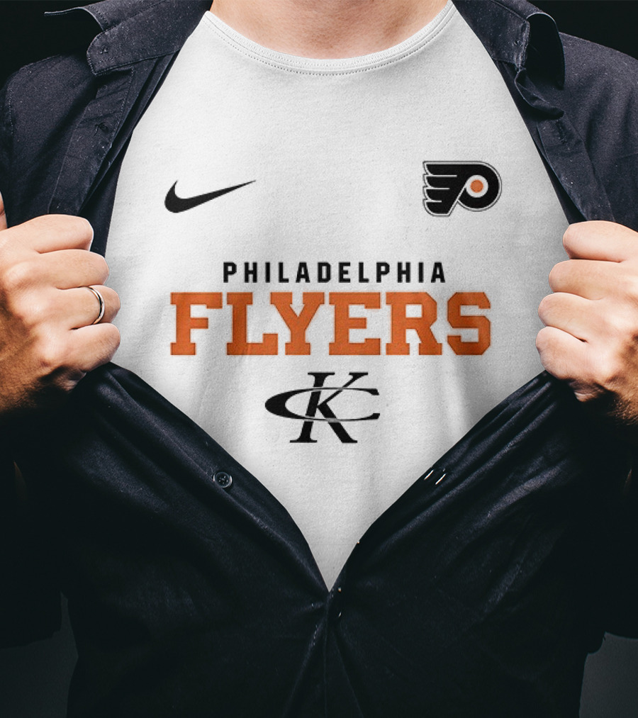 Philadelphia Flyers Kenny Chesney No Shoes Nation Tour Nike Collaboration T-Shirt