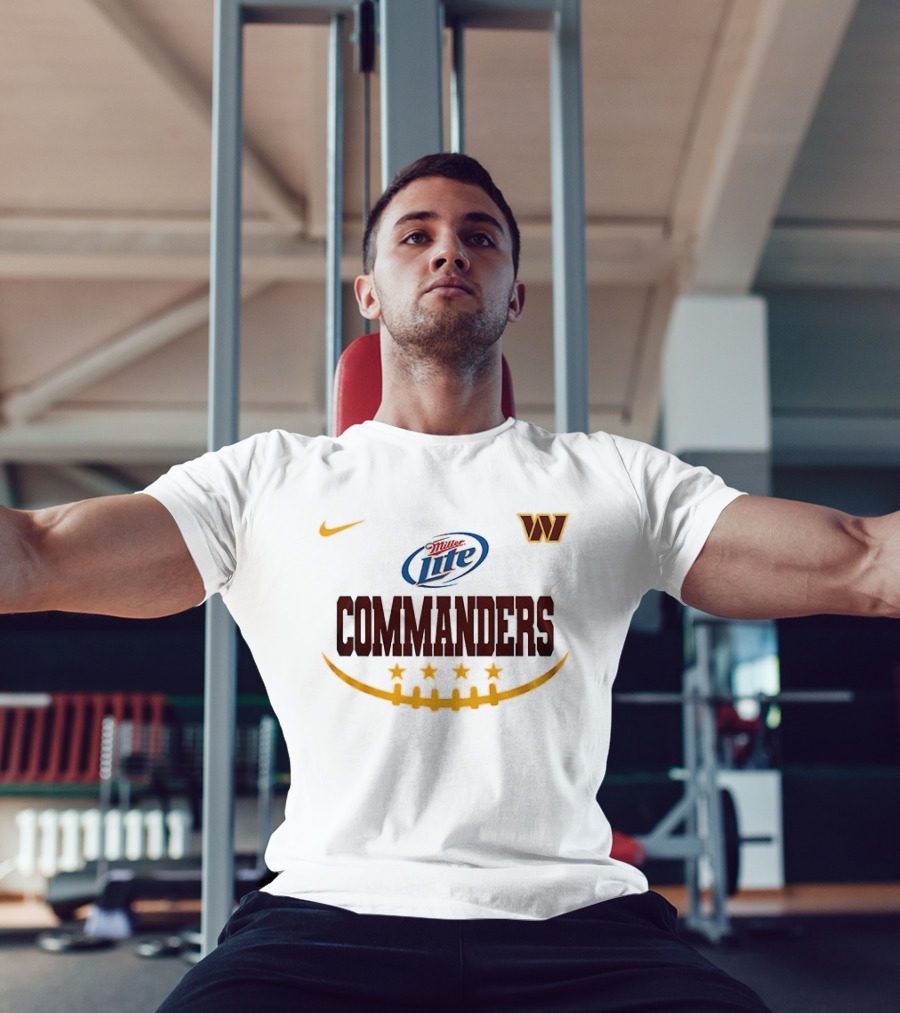 Miller Lite Washington Commanders Nike Collaboration T-Shirt