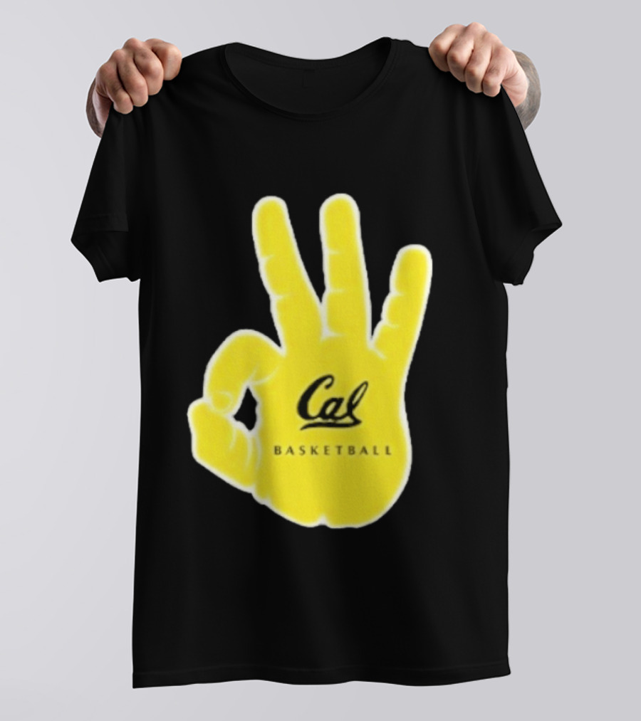 Cal Basketball Hand Sign California Golden Bears T-Shirt