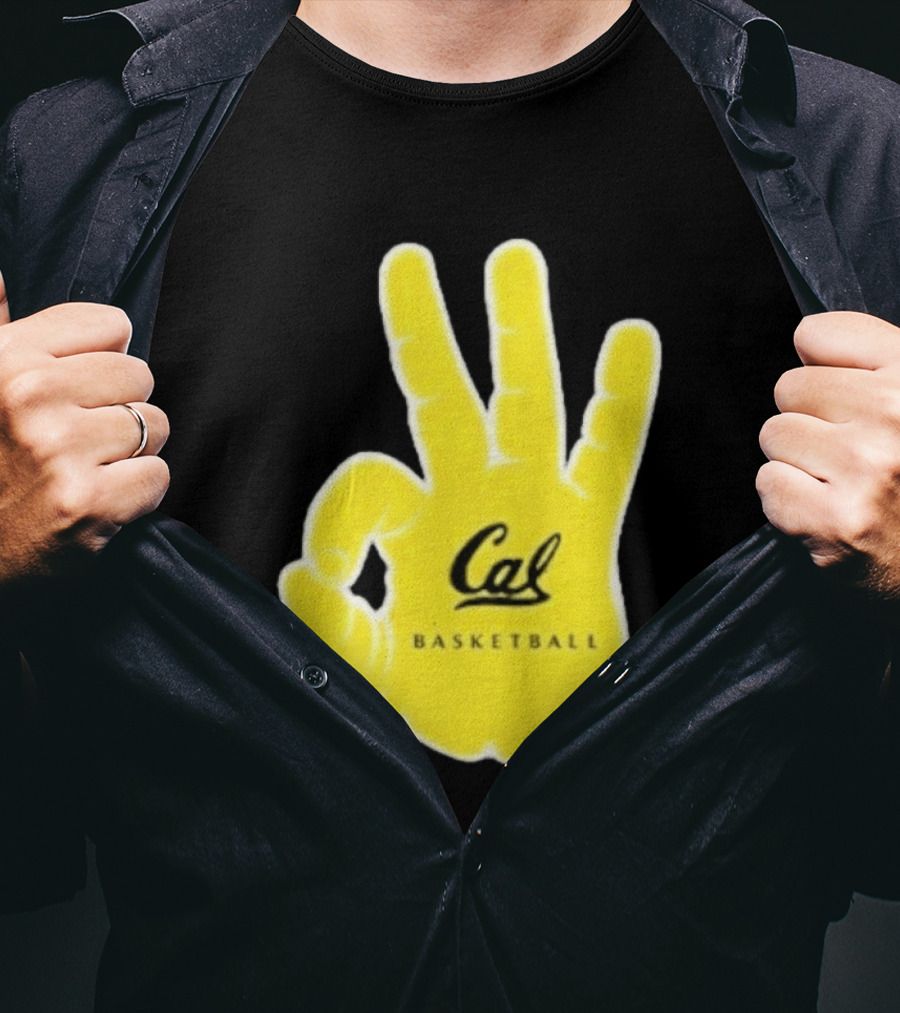 Cal Basketball Hand Sign California Golden Bears T-Shirt