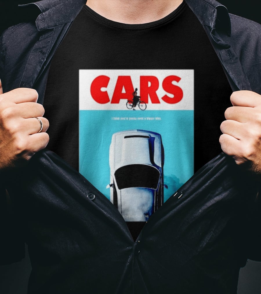 Cars I Think You're Gonna Need A Bigger Bike Jaws T-Shirt