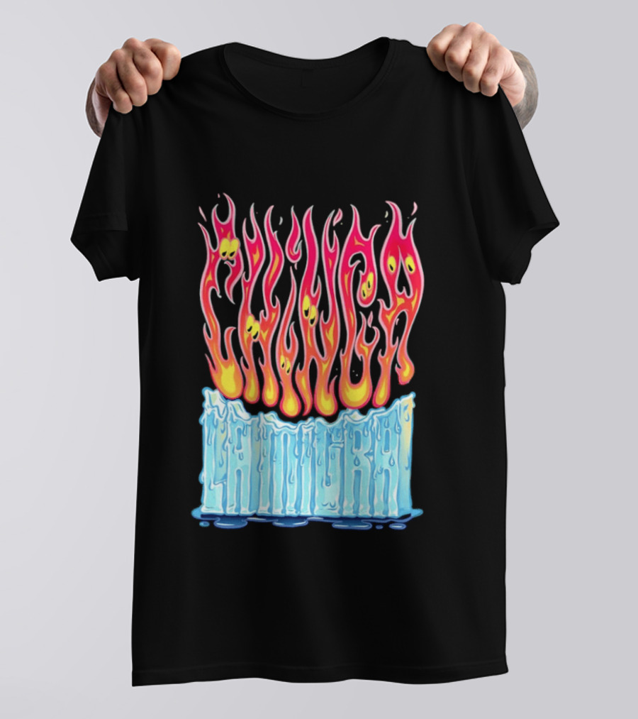 Chili Chimichanga Ice Fire Fusion Melting Pantera T-Shirt