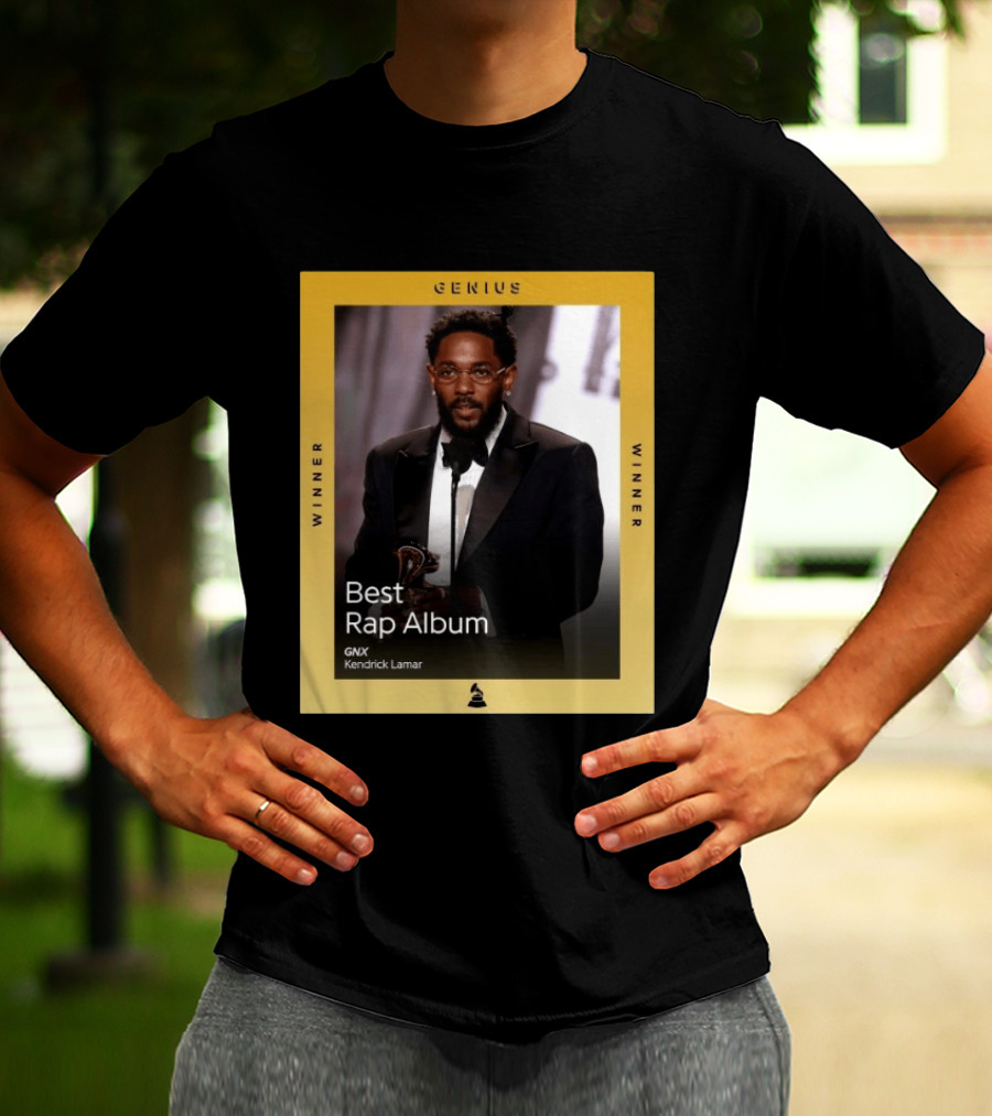 Genius Winner Kendrick Lamar Best Rap Album GNX T-Shirt