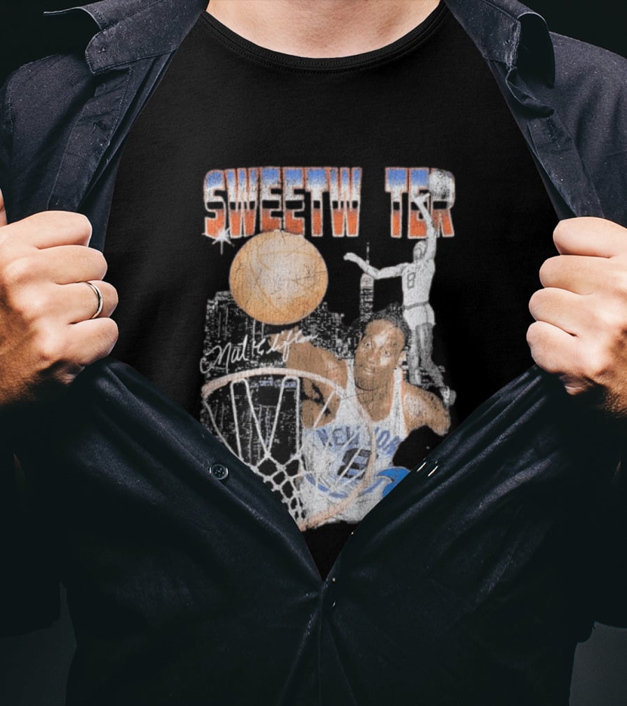 Mitchell And Ness Nathaniel Clifton Sweetwater New York Knicks NBA Pioneers Player T-Shirt