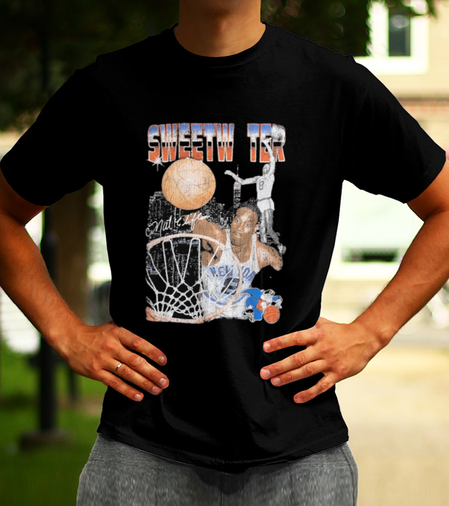 Mitchell And Ness Nathaniel Clifton Sweetwater New York Knicks NBA Pioneers Player T-Shirt